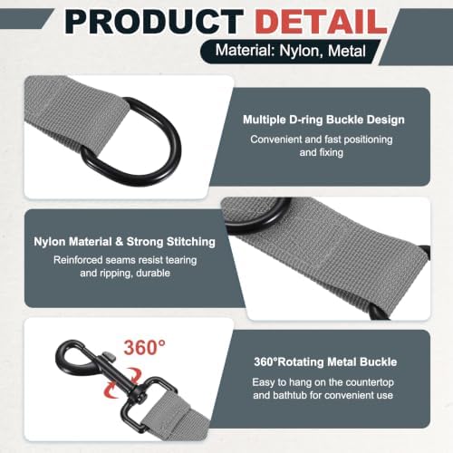 Pet Dog Grooming Loops, Adjustable Nylon Table Arm Extender Belly Strap - Image 3