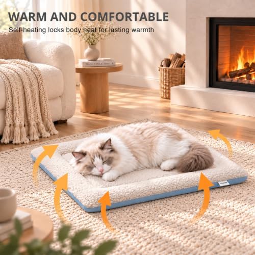 Cooling Mat for Dogs & Cats, Reversible Self Warming Cat Bed - Image 5