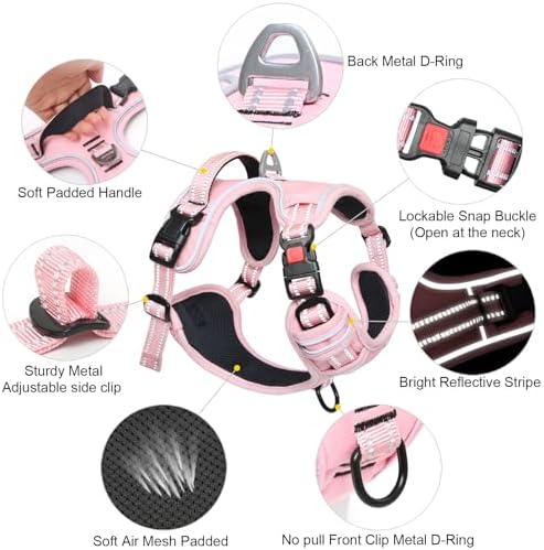 Timos Dog Harness for Large, Reflective No Pull Vest - Image 4