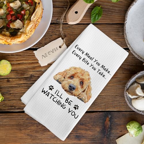 Funny Goldendoodle Every Meal You Make Every Bite You Take Kitchen Towels - Image 6
