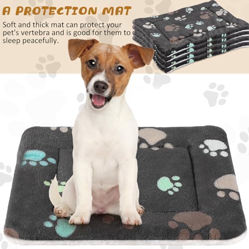 Tuanse 4 Pack Soft Pet Bed Mat Small Dog Crate Fleece - Image 5