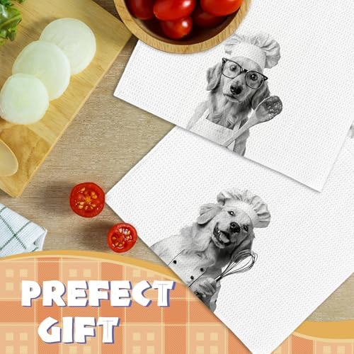 Dog Kitchen Towels Decor Set of 2 - Image 5