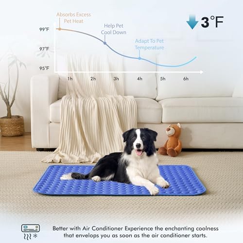 MICROCOSMOS Summer Cooling Mat & Sleeping Pad- Water Absorption Top, Easy Carry - Image 2
