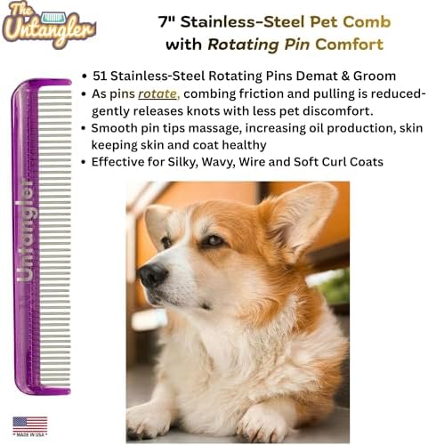 Pet comb for easy mat removal - Image 2