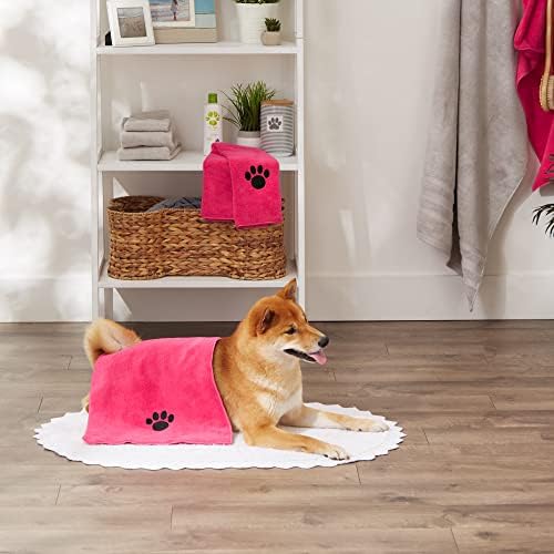 Bone Dry Pet Grooming, Embroidered Microfiber Towel Drying Collection, - Image 4
