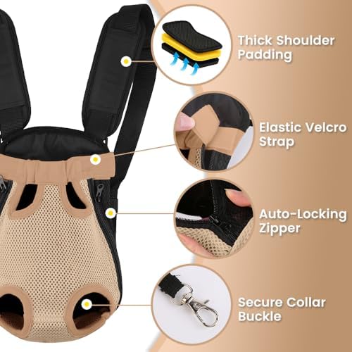 Mosago Dog Backpack Carrier, Front Chest Carrier - Image 5