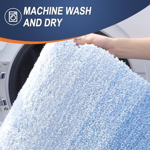 OLANLY Bathroom Runner Rug 40x24, Extra Soft Absorbent Microfiber Bath Rugs - Image 6