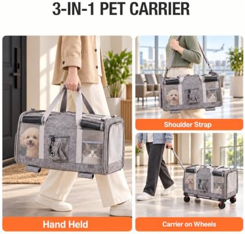 Large Cat Carrier for 2 Cats - Image 7