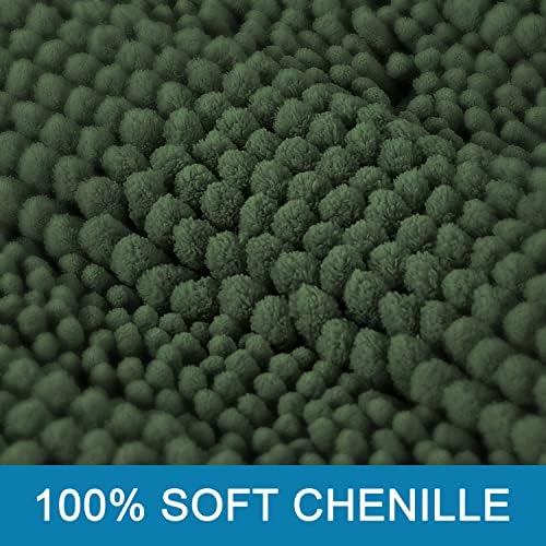 H.VERSAILTEX Extra Thick Chenille Striped Pattern Bath Rugs - Image 3