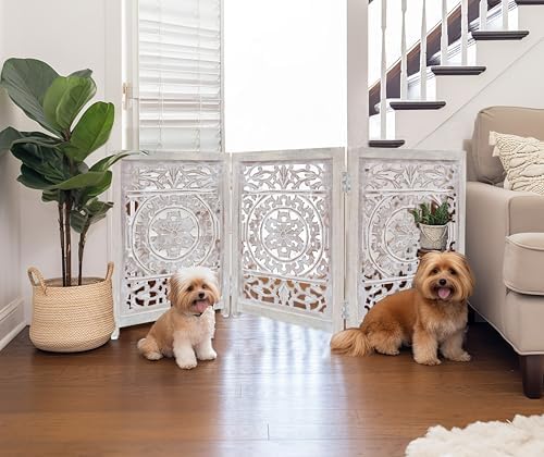 Wooden Foldable Pet Dog Gate - Image 2