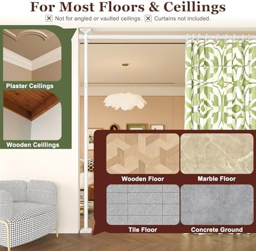 Goovilla Room Divider for Room Separation, 4-10ft 28-171inch - Image 6