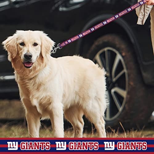 Pets First NFL Licensed New York Giants Pet Leash, Size Large – Durable Satin - Image 3