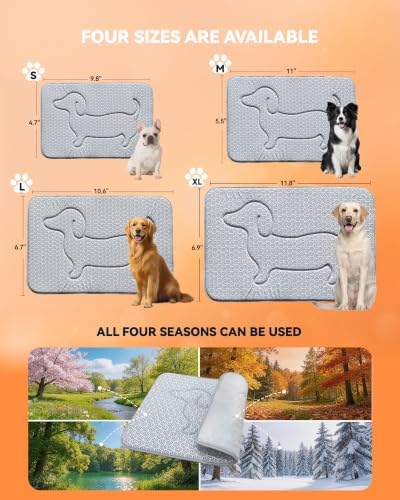 Washable Dog Crate Pad Small Puppies, Plush Back & Cooling Front Indoor - Image 6