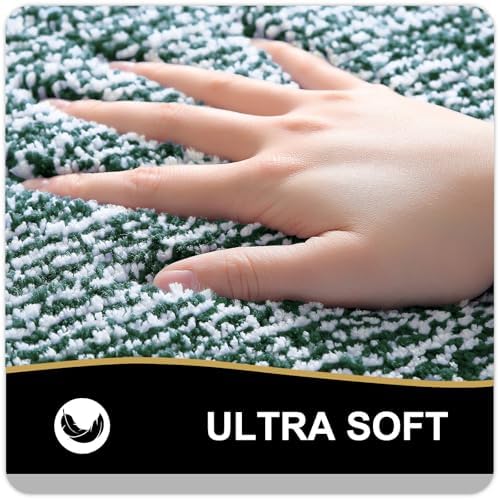 OLANLY Bathroom Rugs 30x20, Absorbent Microfiber Bath Rugs - Image 3