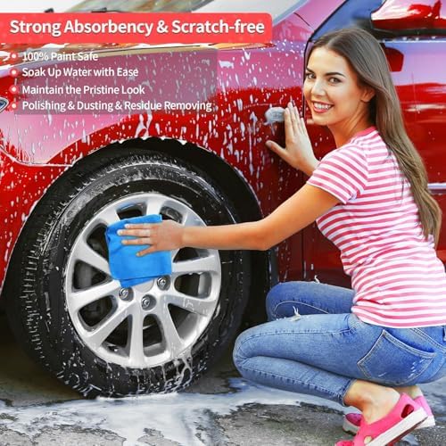 Shop Towels, 150 Pack Cleaning Rags Microfiber Towels, Bulk All-Purpose - Image 4
