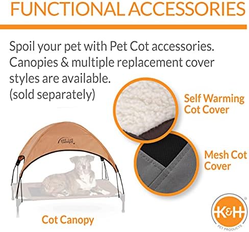 K&H Outdoor Elevated Dog Bed for Medium & Large Pets, Large 42x30in - Image 6