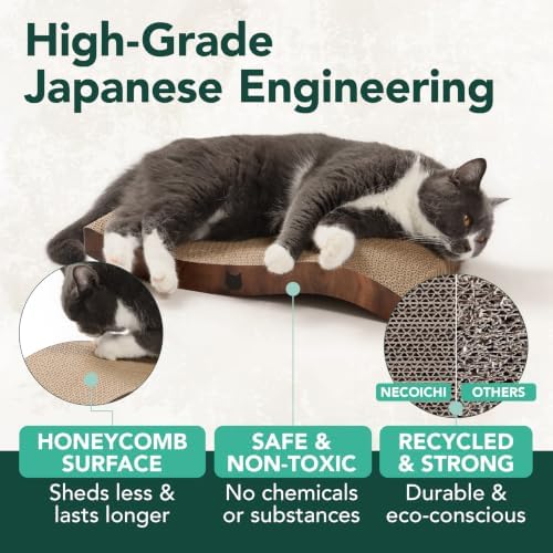 Reversible Wave Cat Scratcher for Indoor Cats - Image 4