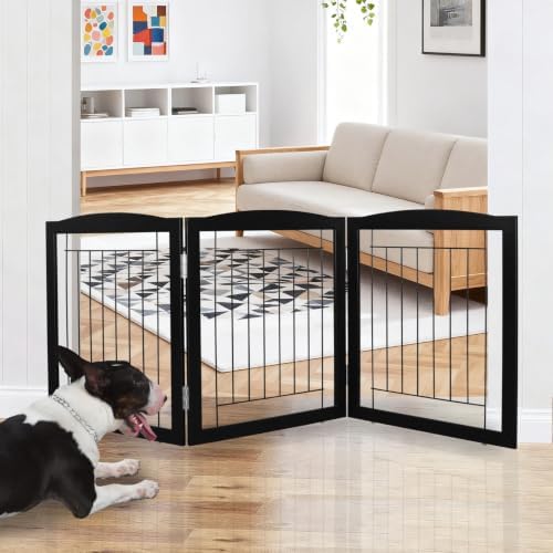 ZJSF Freestanding Foldable Dog Gate by ZJSF