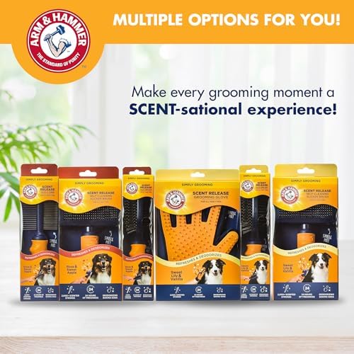 Arm & Hammer Deodorizing Pin & Bristle Dog Brush, Lily & Vanilla Scent - Image 7