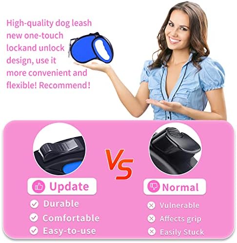 Retractable Dog Leash 16Ft/5M for Small Medium Dogs - Image 3