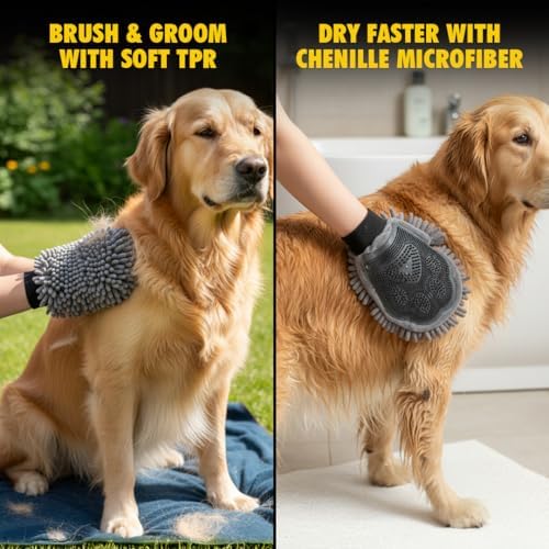 Muddy Mat® Dog Washing Gloves – Dual-Sided Pet Grooming Mitt - Image 6