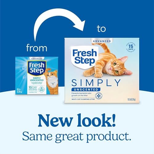 Fresh Step Advanced Simply Unscented Multi Cat Clumping Cat Litter, 18.5 lb - Image 2