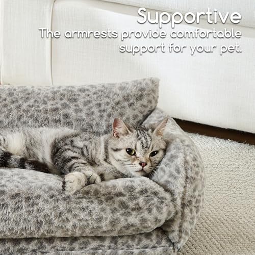 Hollypet Cat Bed Small Dog Orthopedic Couch Beds - Image 4