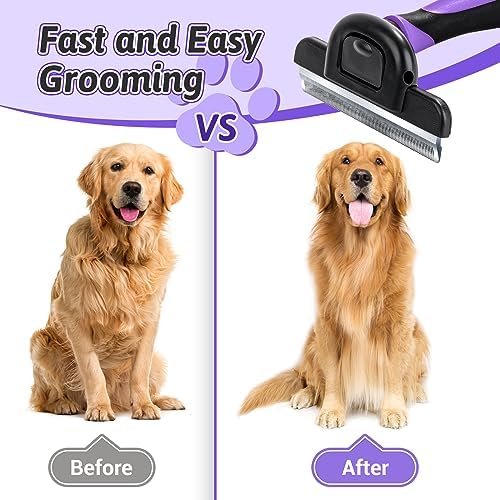 MIU COLOR Long Hair Pet Grooming Brush - Image 4