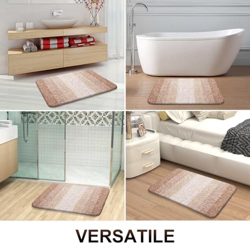 OLANLY Bathroom Runner Rug 40x24, Extra Soft Absorbent Microfiber Bath Rugs - Image 7