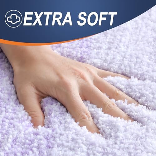 OLANLY Bathroom Runner Rug 47x20, Extra Soft Absorbent Microfiber Bath Rugs - Image 3