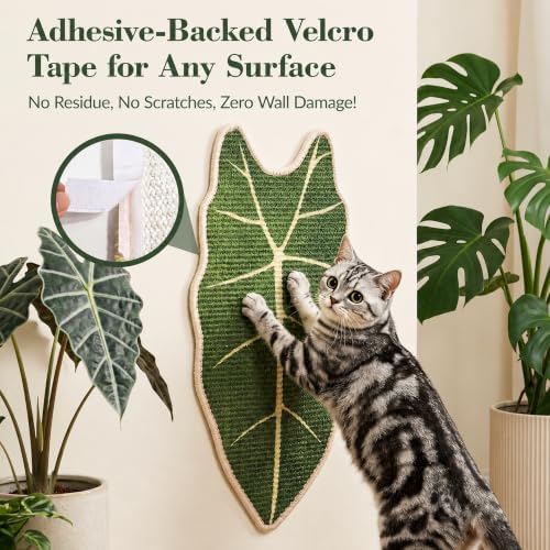 Natural Leaf-Shaped Sisal Cat Scratcher - Image 5