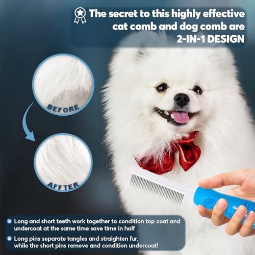 GENPEPADO Grooming Comb for Dogs and Cats - Image 4