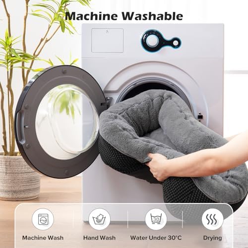 INVENHO Dog Bed Medium Size, Orthopedic Warming Soft Calming Sleeping Durable - Image 6