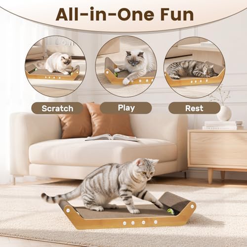 Cat Scratching Board Pad 24" Large Horizontal Bed - Image 5