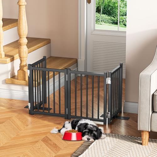 Snughome Short Dog Gate Indoor, Expands Up to 48’’ Wide Foldable Pet Gates - Image 4