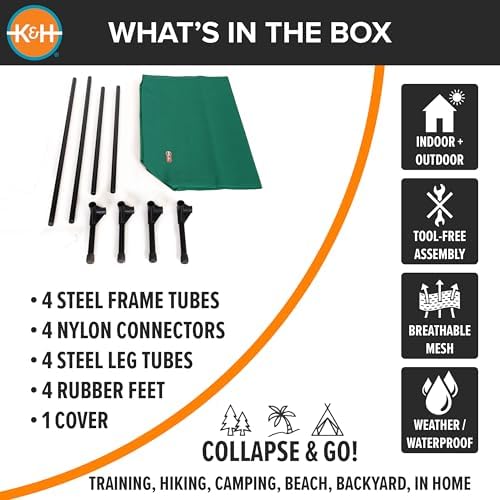 K&H Outdoor Elevated Dog Bed for Medium & Large Pets - Image 6