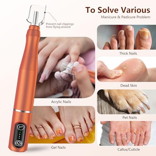 TUOBEO Cordless Nail Drill Electric Nail File Kit, Rechargeable Efile Set - Image 3