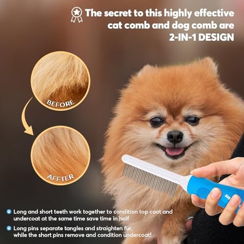 Detangling Pet Grooming Comb for Dogs & Cats - Image 4