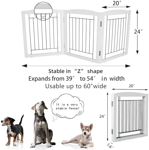 ZJSF Freestanding Foldable Dog Gate - Image 6