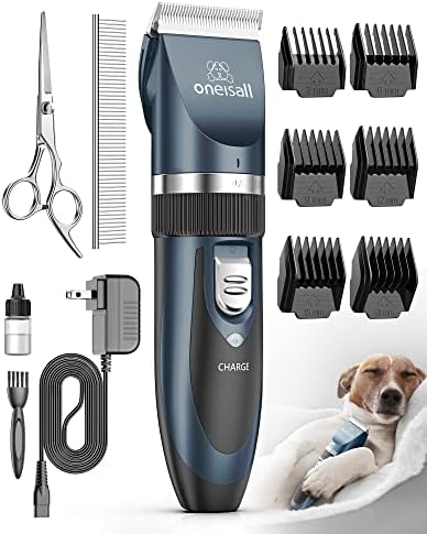 oneisall Dog Clippers Low Noise Grooming Kit by oneisall