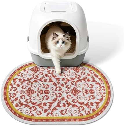 Cat Litter Mat, Waterproof & Urine-Proof Kitty Litters Catcher Mats, Keep Floor by Yigerlee