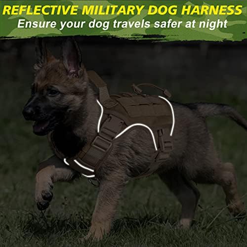 WINGOIN Tactical Dog Harness for Small Dogs, Heavy Duty No Pull Dog Harness - Image 5