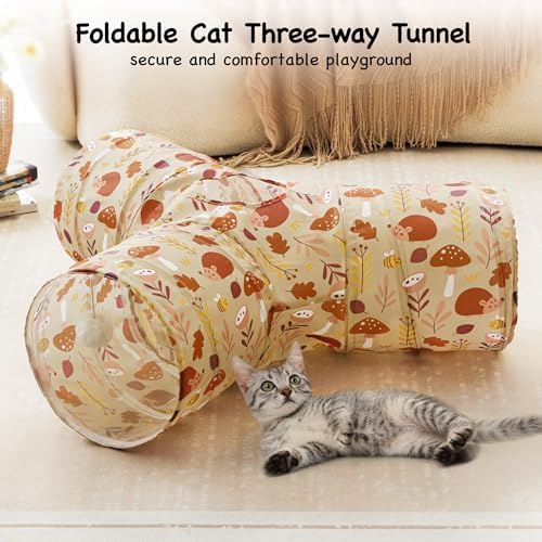 Tempcore Cat Tunnel, 3-Way Collapsible Toy - Image 4