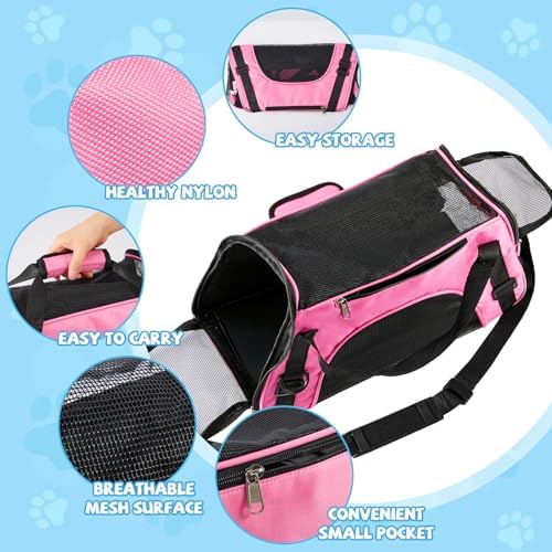 Sweetude 4 Pcs Cat Carrier Soft-Sided Pet Carrying Bag - Image 3