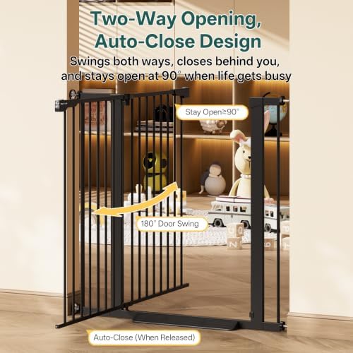 InnoTruth 29.6-39.1 in Wide x 35.5 in High Extra Tall Baby Gate - Image 5