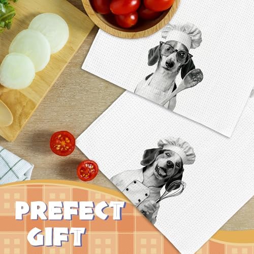 Dog Kitchen Towels Decor Set of 2 - Image 5