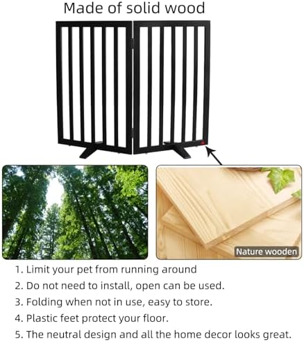 ZJSF Freestanding Indoor Dog Gate - Image 6