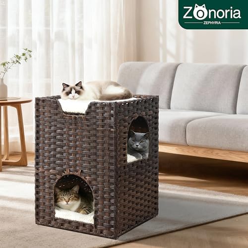 Cat Bed for Indoor Cats, a Stylish Cat Hideaway & Cat House - Image 2