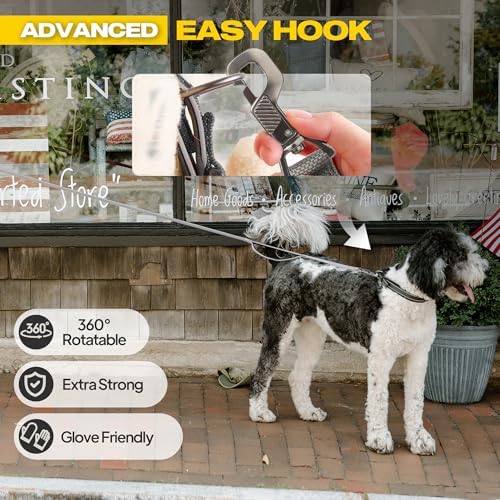 Fida 10 FT Heavy Duty Dog Leash, Dual Padded Handles - Image 2