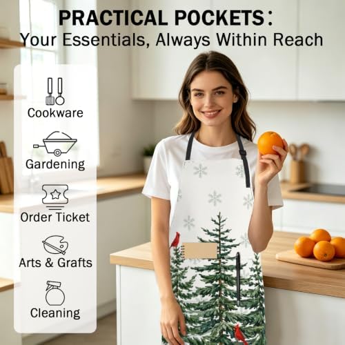 Art Apron with Pocket for Women Men - Image 6